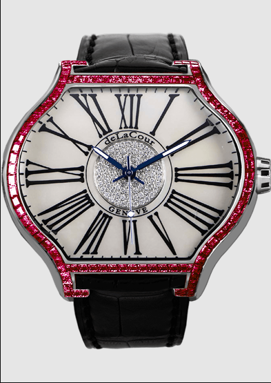 Replica DeLaCour City Romano Ruby WAST2526-0012 Watch
